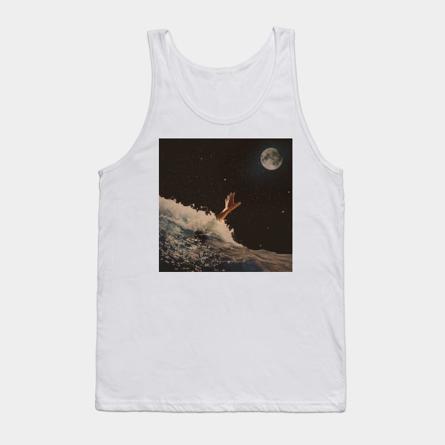 Wave goodbye Tank Top by lacabezaenlasnubes